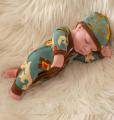 Yfashion 10 Inch ulation Doll Durable Vinyl Reborn Doll Baby oy Height:Closed-eye irl. 