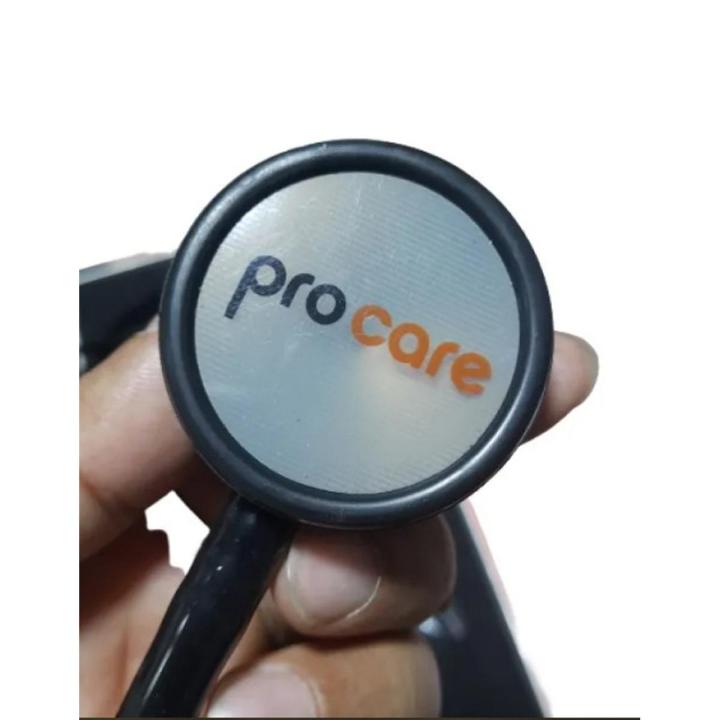 Procare Classic Stainless Steel Stethoscope -Black