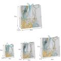Event Party Favors Marbled Gift Bags Birthday Party Supplies Clothing Store Tote Bags Valentine's Day Gift Bags. 