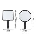 Stylish Hand mirror High-definition Square Handheld Vanity mirror Durable Lightweight Makeup mirror for SPA Salon Travel Home. 