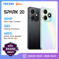 TECNO Spark 20 4G Smartphone 256 GB ROM,8GB RAM| 50 MP Ultra Clear Main Camera with 32 MB Selfie |G85 Gaming Processor| 400% Big Volume Stereo Dual Speakers with DTS+Hi-Res Audio| 5000mAh|18W Fast Charge| 6.56'' FHD 90Hz Screen. 