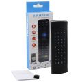 2.4G Wireless Air Mouse Voice Control Remote with Keyboard and Backlight for pc and android tv - Black. 