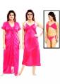 4-Part Night Dress for Women - A Perfect Nightwear Set for Comfort and Style - Elevate Your Sleepwear Collection. 