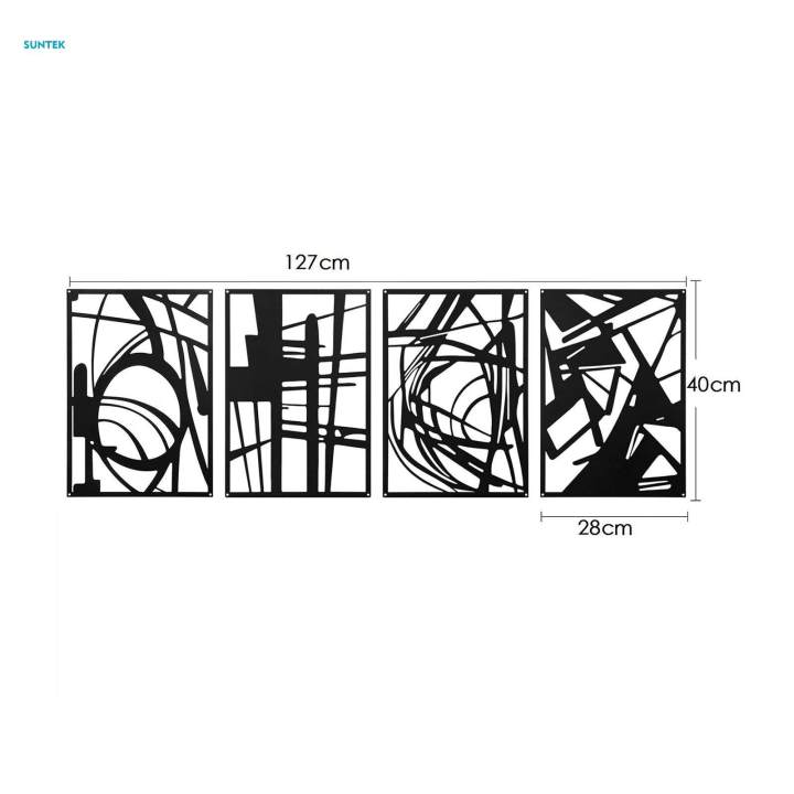 Metal%20Wall%20Art%20Abstract%204%20Pack%20Decor%20for%20Garden%20Wall%20Kitchen%20-%20Image%209