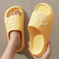 Cute Cat Women Slippers Home Sandals Bear Cartoon Flip Flops Beach Men Summer 2024 Couple Unisex No-Slip Slides Soft Sole Shoes. 