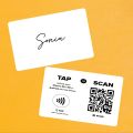 Custom Printed Logo Smart NFC Digital Business Card Chip. 