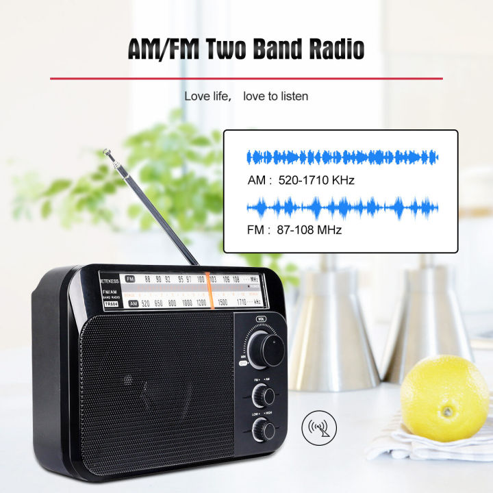 Retekess%20TR604%20AM%20FM%20Portable%20Radio%20with%20Best%20Reception%20AC%20220V%20Powered%20with%20Clear%20Dial%20and%20Large%20Knob%20for%20Home(Black)%20-%20Image%202