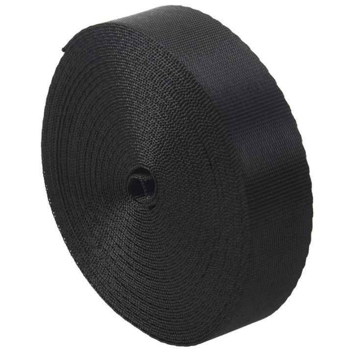 2X%20Black%2010%20Yards%20Nylon%20Webbing%20Tape%20Multi-Use%20Strap%20Strapping%20(25mm)%20Width%20-%20Image%205