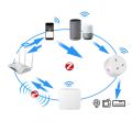 1 Piece Tuya Zigbee Smart Socket Home Powers Monitor Powers Outlet 16A Smart Life Voice Control Alexa Timing DIY UK Plug. 