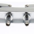 Drum Clamp 2 Hole Silver Multi Clamp for Drums Cymbals. 