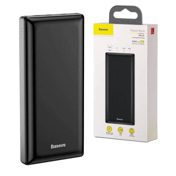 Baseus X30 Mini JA 30000mAh Power Bank Type-C PD - Black