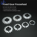 KI 13t/14t/15t/16t/17t Fixed Gear Bicycle Wheel Cogs Sprocket With Lock Ring Cycling Accessories For Fixie Track Bike Hub.