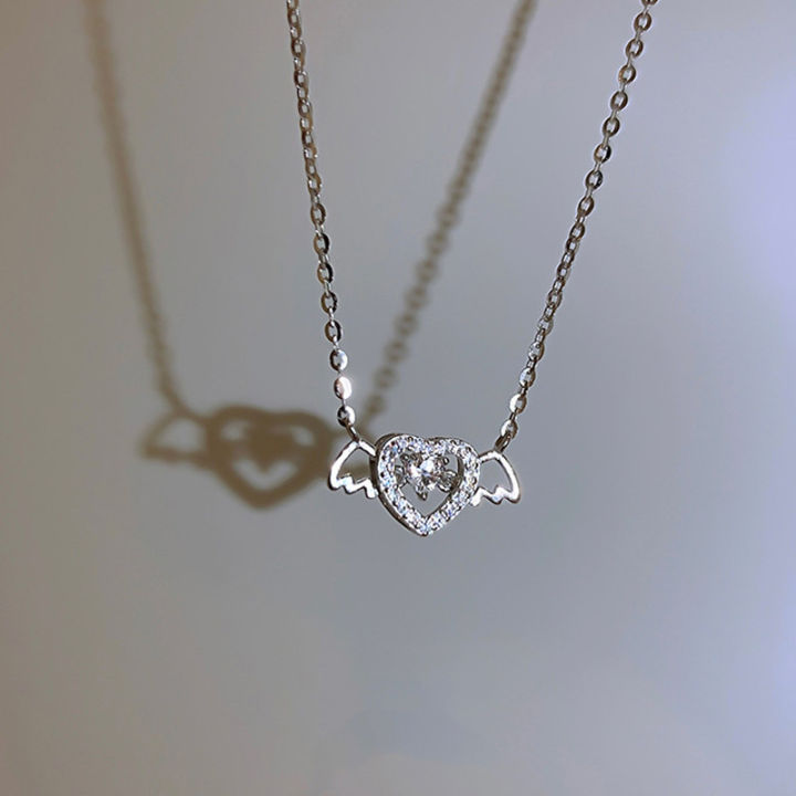 925%20Sterling%20Silver%20guardian%20angel%20wings%20love%20necklace%20female%20ins%20clavicle%20chain%20light%20luxury%20small%20crowd%20design%20feeling%20beating%20heart%20-%20Image%206