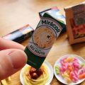 1 Bag 1/6 Scale Dollhouse Miniature Pasta Mini Spaghetti Noodles for Doll House Kitchen Play Toys Accessories. 