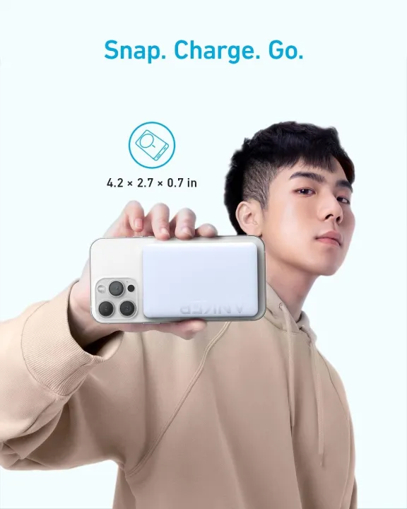 Anker%20334%20Magsafe%20Power%20Bank%20Magnetic%20Battery%201000mah%20Power%20Bank%20For%20Iphone%20-%20Image%202
