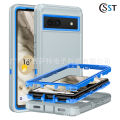[autismaut] Applicable Google pixel 8 Phone Case Case with Three Protection Functions Google 8 pro Mobile Phone Protection. 