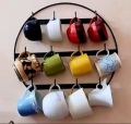 Metal Coffee Cup Rack Wall Mounted Coffee Mug Hanger Wall Mug Rack in Kitchen or Coffee Bar for Mug Display or Storage, Wall Coffee Mug Holder -Space Saver. 