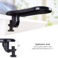 【happy one】Rotating Computer Arm Rest Pad, Ergonomic Adjustable PC Wrist Rest Extender, Desk Attachable Mouse Pad Health Care A.