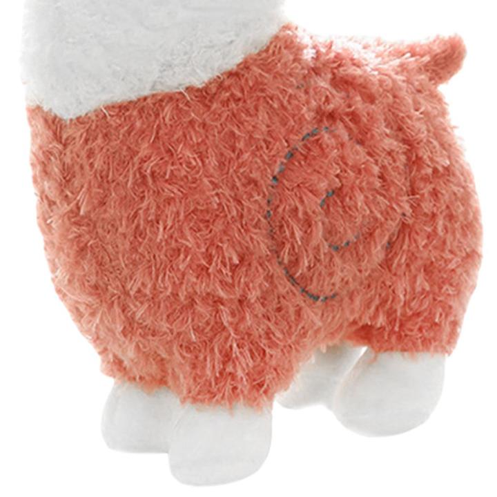 Llama%20Alpaca%20Plush%20Toy%20Doll%20Kawaii%20Fluffy%20Cushion%20Decor%20Stuffed%20White%2028cm%20-%20Image%203