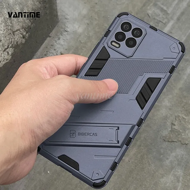 Vantime%20for%20Realme%208%20Pro%20/%20Realme%208%204G%20Case%20Kickstand%20Ultra%20Thin%20Shockproof%20Matte%20Back%20Cover%20-%20Image%202
