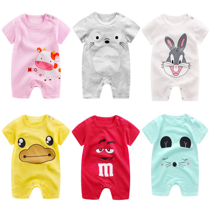 (NEW)Newborn%20Infant%20Baby%20Boy%20irl%20Cartoon%20Printing%20Short%20Sleeve%20Romper%20Bodysuit%20-%20Image%202
