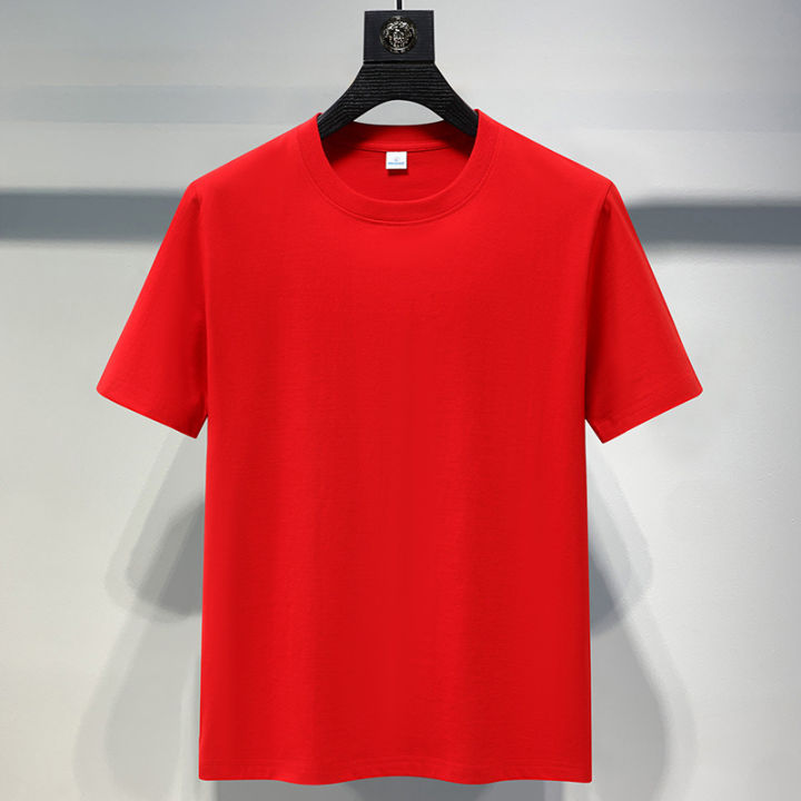 Wholesale%20New%20Cotton%20Short%20Sleeve%20T-Shirt%20Men's%20Round%20Neck%20Solid%20Color%20Net%20Casual%20T-Shirt%20Men's%20and%20Women's%20Loose%20Plus%20Size%20T-Shirt%20Tide%20-%20Image%208