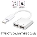 Xiaomi Mi Pad 5 11T Pro 10T 9 Poco F3 K30 Audio Gaming Adapter Earphone USB Type C 2 in 1 Converter Music Fast Charging.