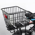 Bicycle back basket, mountain bike basket, children's folding basket, back seat rack, basket, bicycle, enlarged school bag basket.