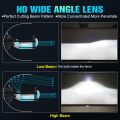 H4 LED RHD/LHD Bi-LED Projector Headlight Lens Automobles Bulb LED H4 Headlamp Conversion Kit Hi/Lo Beam Headlight 12V 24V 6500K-Right-Hand Drive. 