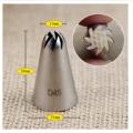 Single Piece Cake Decorating Stainless Steel China Nozzle.