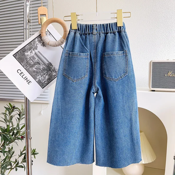 Girls%20casual%20children's%20jeans%20spring%20and%20autumn%20new%20foreign%20style%20little%20girl%20autumn%20clothes%20loose%20trousers%20TQ293%20-%20Image%203