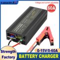 12v Battery Charge 60a 85A 14.6v Lifepo4 Charger 100A 40a Car Fast Charge Lithium Battery Charger 12.6V High Power Adapter.