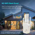 300Mbps Dual-Band Wireless WiFi Repeater/Extender/Booster with High-Speed Connectivity and Wide Coverage. 
