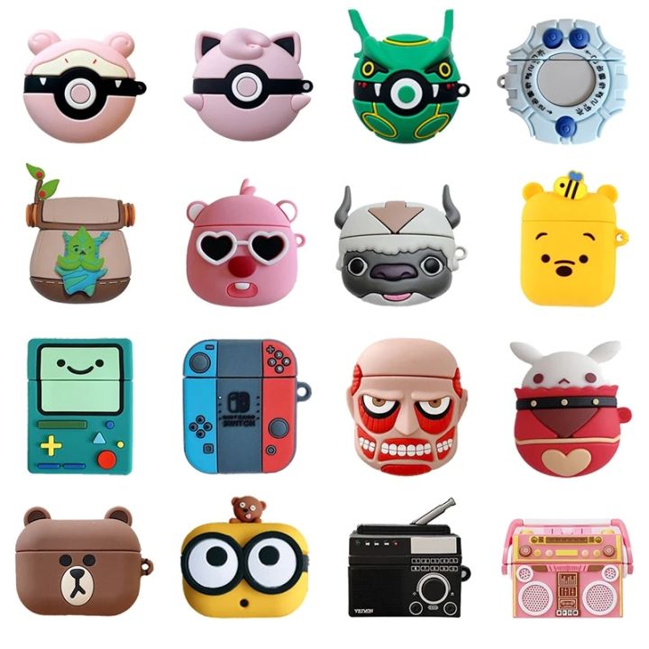 Cartoon Ball Japanese Anime Game Case for Apple Airpods Gen