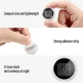3 Pieces Mini Motorcycle Clocks Waterproof Stick-on Motorbike Mount Watch Digital Clocks for Vehicle, Auto, Car, SUV. 