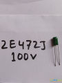 10Pcs -472j 100V Metallized Polypropylene Film 472j Capacitor 4.7nF 100V Mylar Polyester Film Electrical Circuitry & Parts. 