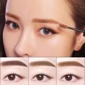 3 Shades of Long-Wearing Waterproof Eyebrow Mascara - Brown Liquid Gel for Three-Dimensional Eyebrow Dyeing, Perfect Eye Cosmetic for Women. 