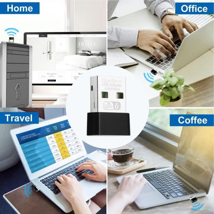 AX900%20WiFi%206%20USB%20WiFi%20Adapter%20802.11AX%20Wireless%20WiFi%20Dongle%20Dual%20Band%202.4G/5GHz%20Network%20Card%20Driver%20Free%20For%20Win10/11%20-%20Image%205