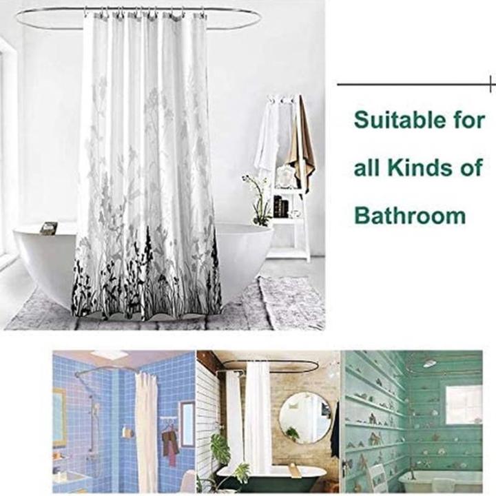 Home%20Decor%20Waterproof%20Shower%20Curtain%20Set%20with%2012%20Hooks%20Toilet%20Covers%20Bath%20Mat%20Bathroom%20Non-slip%20Rug%20Polyester%20Fabric%20Washable%20-%20Image%208