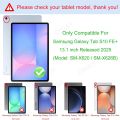 Case for Samsung Galaxy Tab S10 FE Plus 13.1 Inch 2025 Model X620/X626B - Matte TPU Folio Smart Cover. 