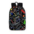 Mathematical Formula Backpack Chemistry Experimental Youth School School Bag Travel Large Capacity Storage Bag Backpack Gift.