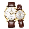 Inspired by olevd 2872G Chronograph Leather Belt Watch | Unboxing 2021 | Luxury Watch Reviews.
