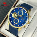 CHAXIGO Fashion and Trendy Men's Watch, Small and Versatile Business Leather strap, Waterproof Sports and Trendy Watch. 