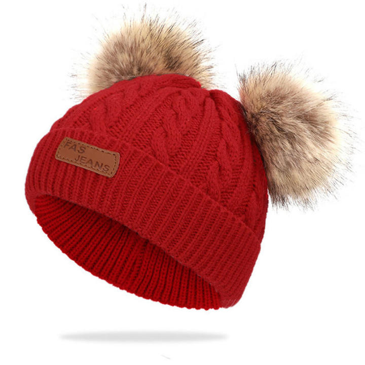 Women's%20Hat%20Winter%20Hats%20%20%20Pompom%20Wool%20Beanies%20Skullies%20Cap%20-%20Image%207
