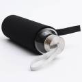 BPA Free Glass Sport Water Bottle with Tea Filter Infuser Protective Bag 550ml - Water Bottle - Water Bottle.