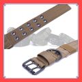 VibeVendor Pet K9 Tactical Dog Collar Adjustable Double Buckle German Shepherd Training Large Medium Dogs Accessories.