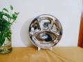 4 SECTION 6 Pcs 13 Inch Large Size PLATE Stainless Steel Divided Plate . heavy Quality Stainless Steel Plate Set..