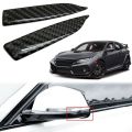 4Pcs Universal Carbon Fiber Car Rearview Mirror Trim Side Mirror Protector Guard. 