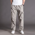 Thoshine Brand Spring Autumn Men Casual Cargo Pants 95% Cotton Multiple ckets Male Thin Trousers Loose Plus Size Oversize.