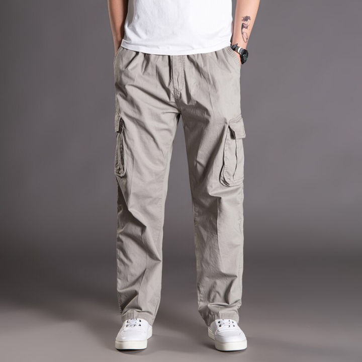Thoshine%20Brand%20Spring%20Autumn%20Men%20Casual%20Cargo%20Pants%2095%25%20Cotton%20Multiple%20ckets%20Male%20Thin%20Trousers%20Loose%20Plus%20Size%20Oversize%20-%20Image%202